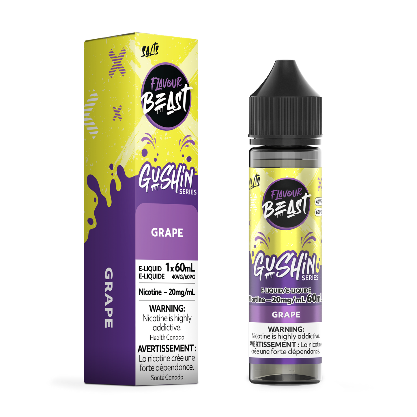 FLAVOUR BEAST SALT GUSHIN SERIES (60ml) (ALBERTA)