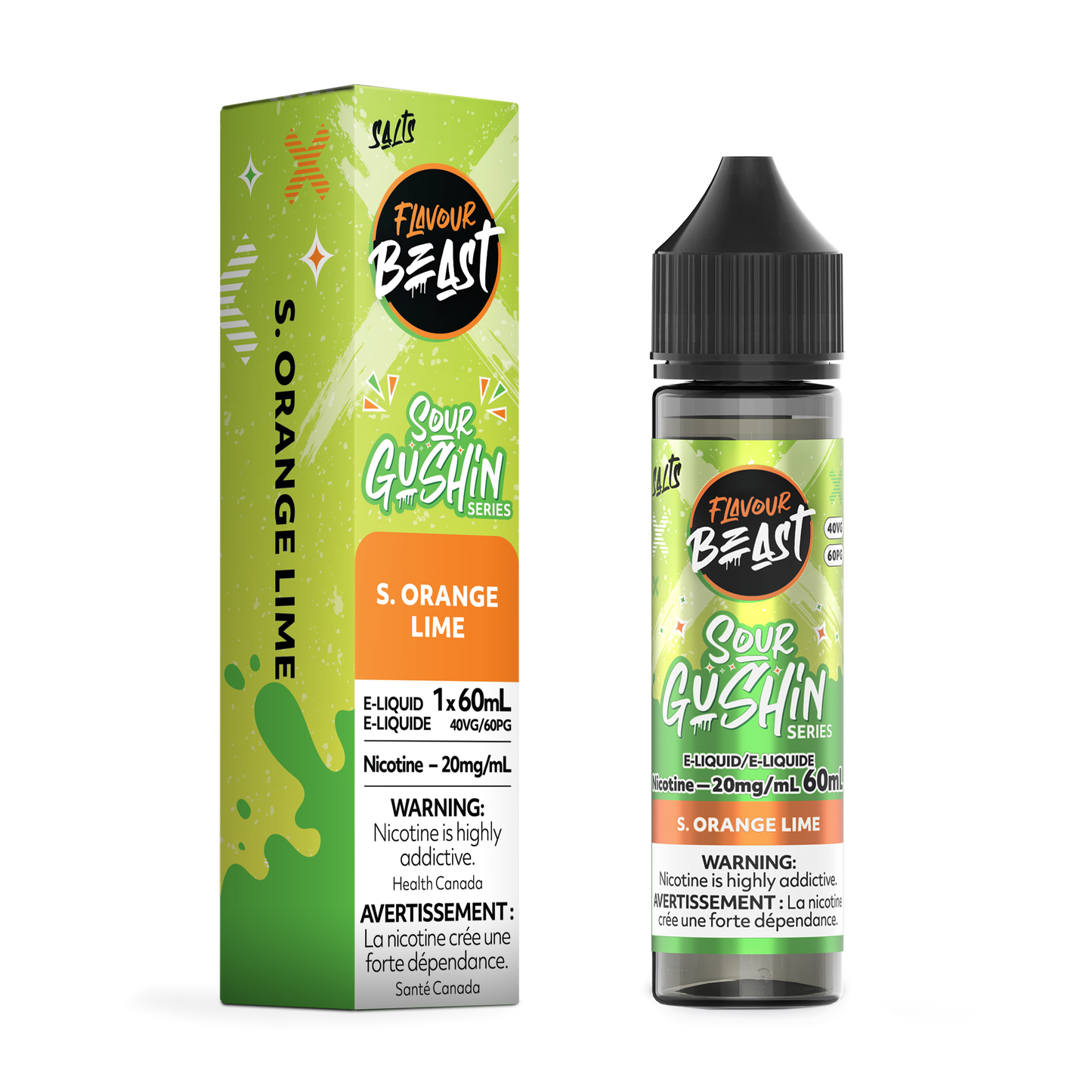 FLAVOUR BEAST SALT SOUR GUSHIN SERIES (60ml) (ALBERTA)