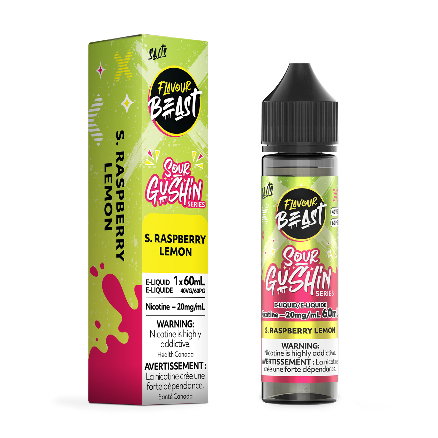 FLAVOUR BEAST SALT SOUR GUSHIN SERIES (60ml) (ALBERTA)