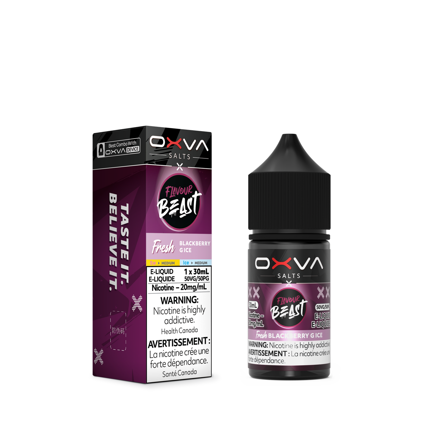 FLAVOUR BEAST X OXVA SALT (ALBERTA)