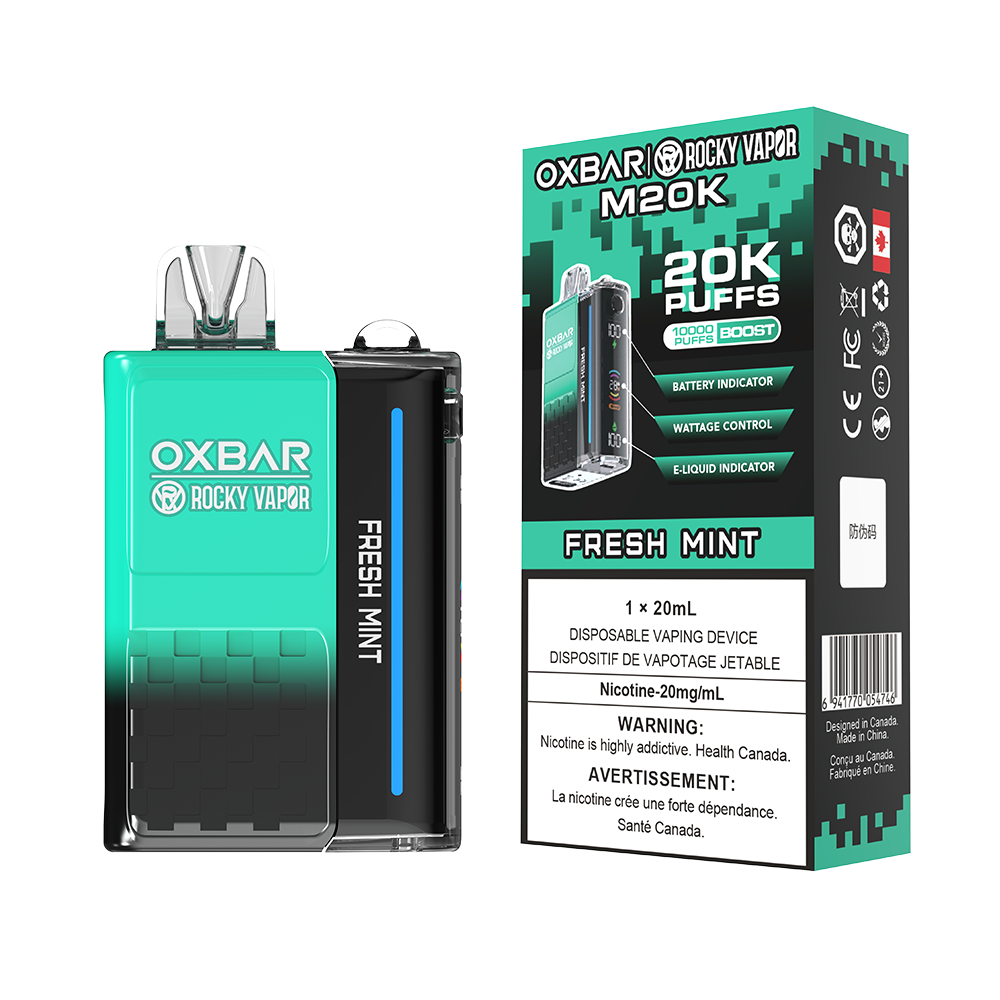 ROCKY VAPOR OXBAR M20K DISPOSABLE VAPE (ALBERTA)