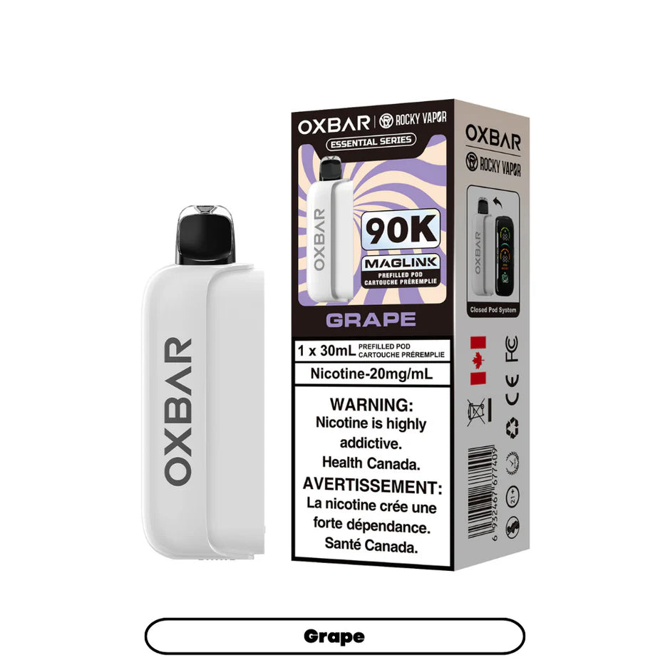 ROCKY VAPOR OXBAR MAGLINK ESSENTIAL SERIES POD (ALBERTA)