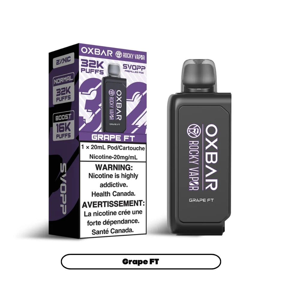 SVOPP ROCKY VAPOR OXBAR 32K POD (ALBERTA)