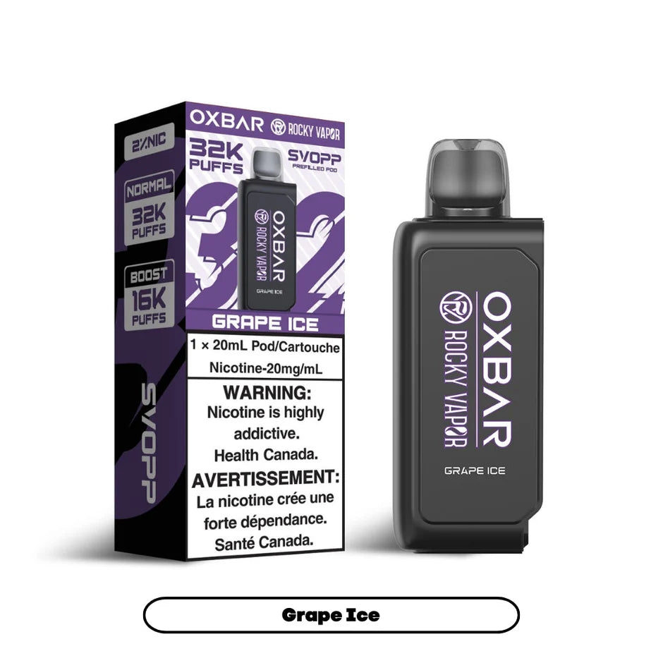 SVOPP ROCKY VAPOR OXBAR 32K POD (ALBERTA)