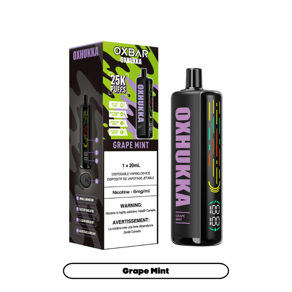 OXBAR OXHUKKA 25K DISPOSABLE VAPE (ALBERTA)