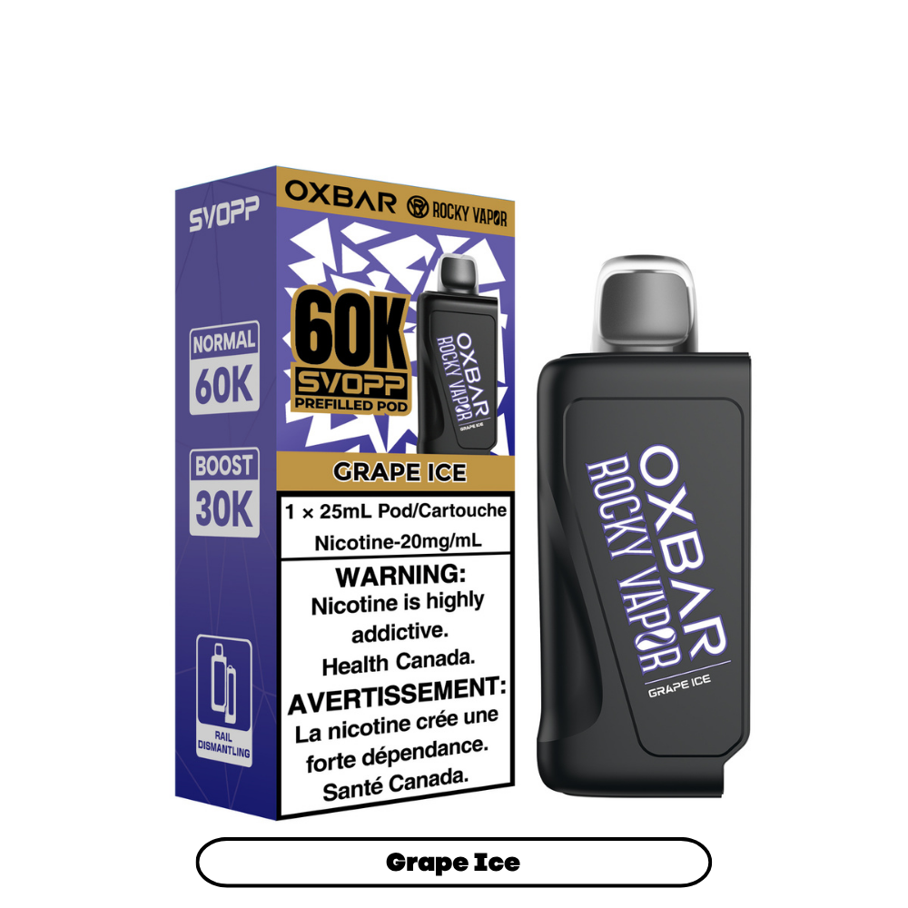 SVOPP ROCKY VAPOR OXBAR 60K POD (ALBERTA)