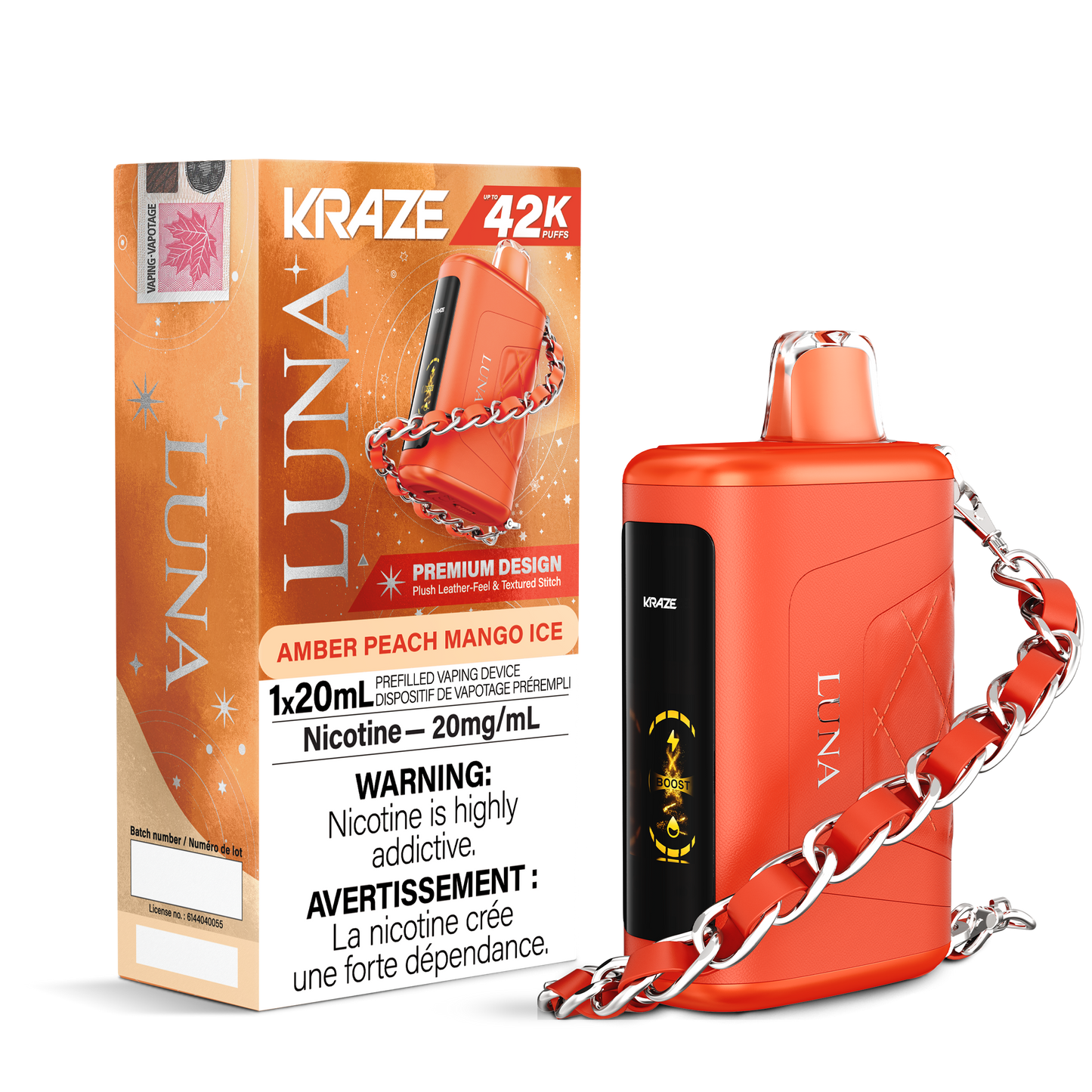 KRAZE LUNA 42K DISPOSABLE VAPE (ALBERTA)