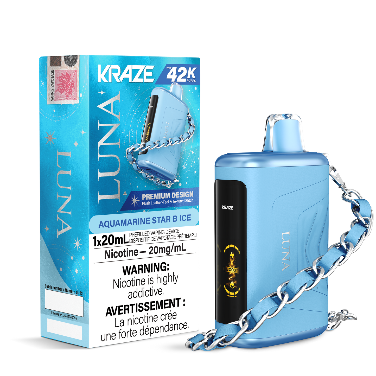 KRAZE LUNA 42K DISPOSABLE VAPE (ALBERTA)