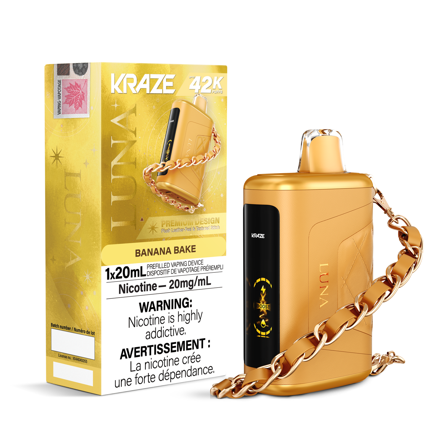 KRAZE LUNA 42K DISPOSABLE VAPE (ALBERTA)