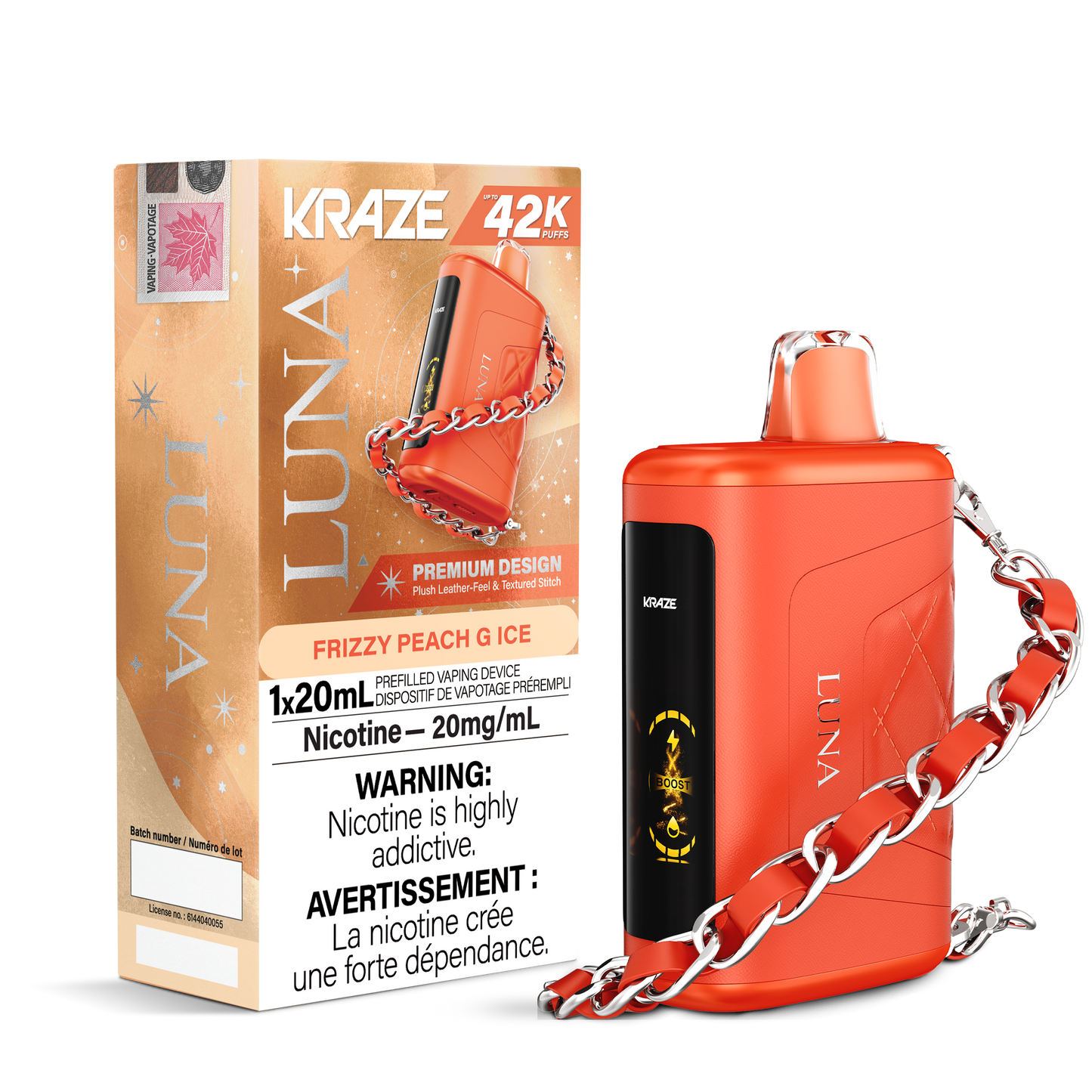 KRAZE LUNA 42K DISPOSABLE VAPE (ALBERTA)