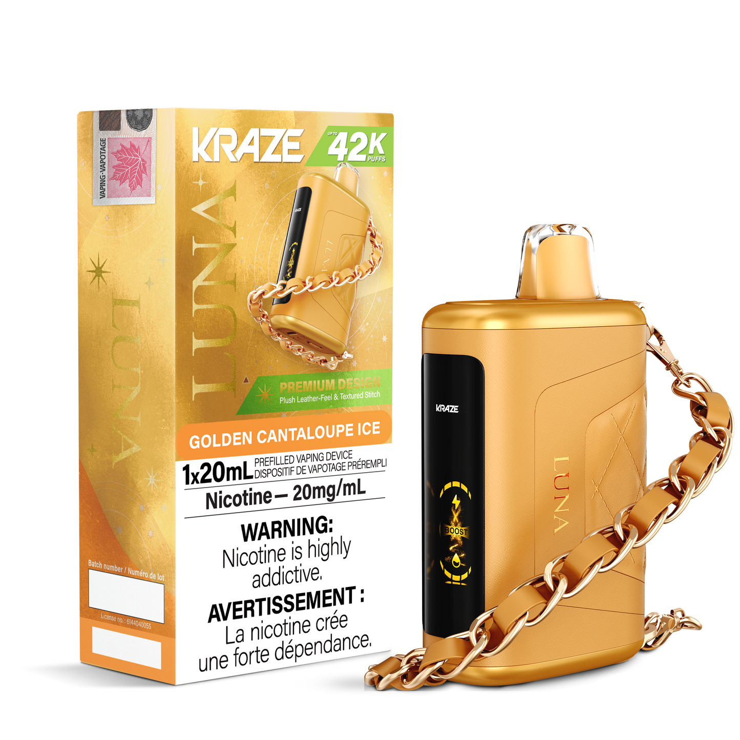 KRAZE LUNA 42K DISPOSABLE VAPE (ALBERTA)