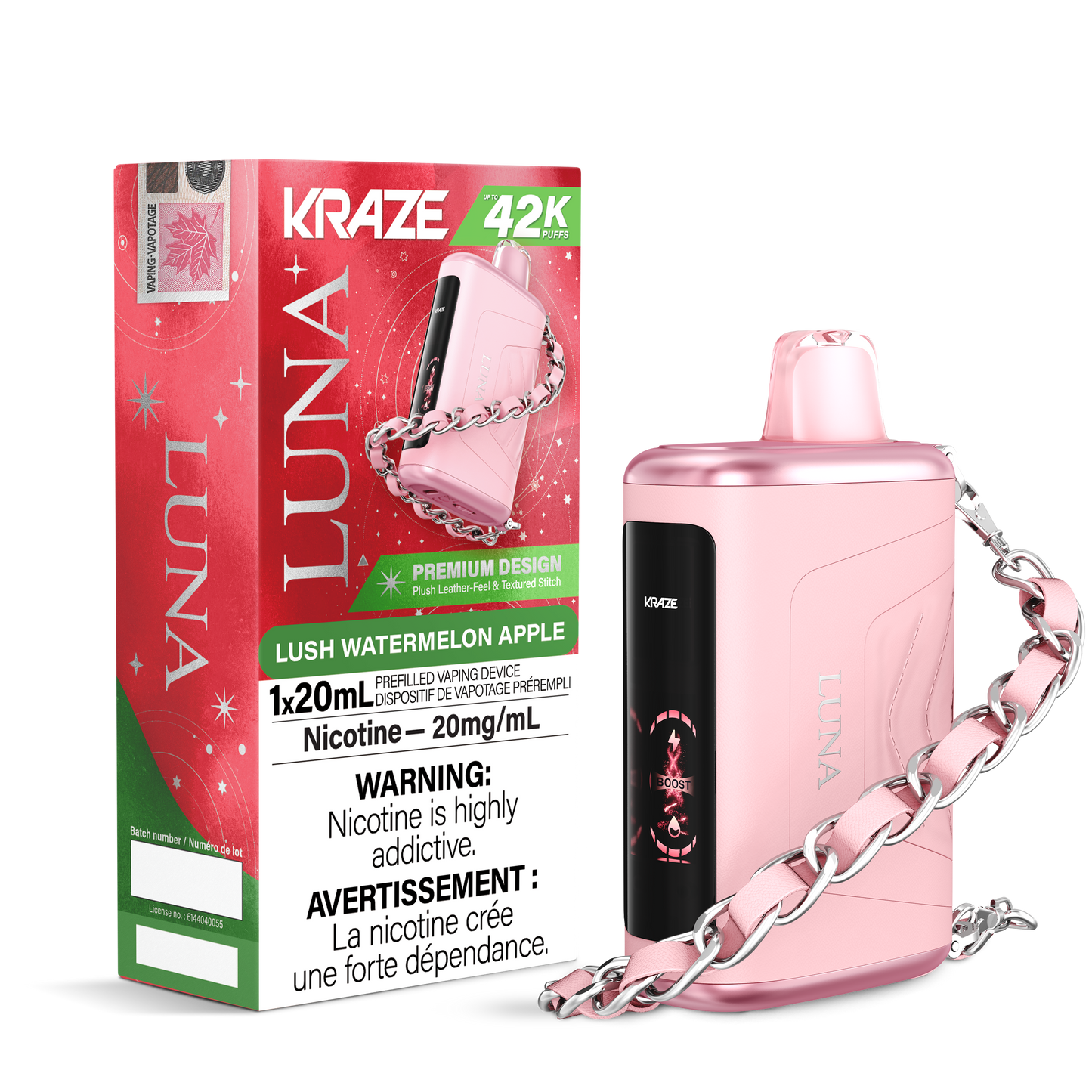 KRAZE LUNA 42K DISPOSABLE VAPE (ALBERTA)