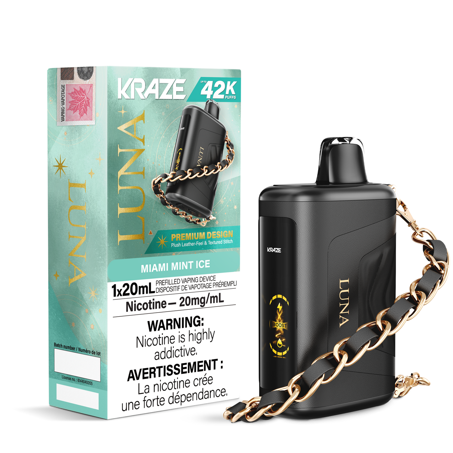 KRAZE LUNA 42K DISPOSABLE VAPE (ALBERTA)