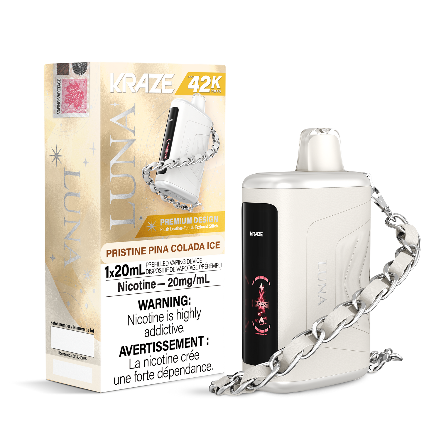 KRAZE LUNA 42K DISPOSABLE VAPE (ALBERTA)
