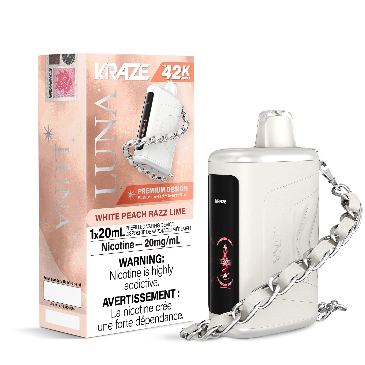 KRAZE LUNA 42K DISPOSABLE VAPE (ALBERTA)