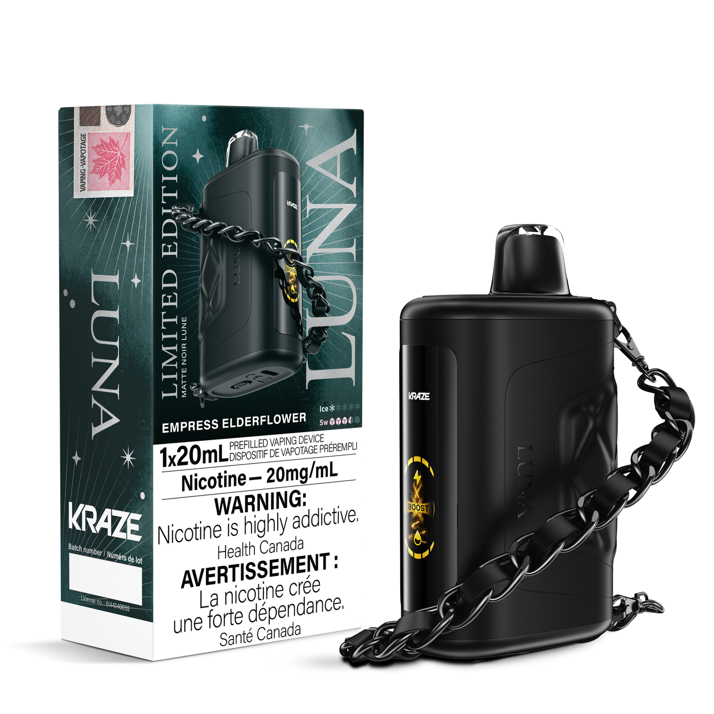 KRAZE LUNA 42K DISPOSABLE VAPE (ALBERTA)