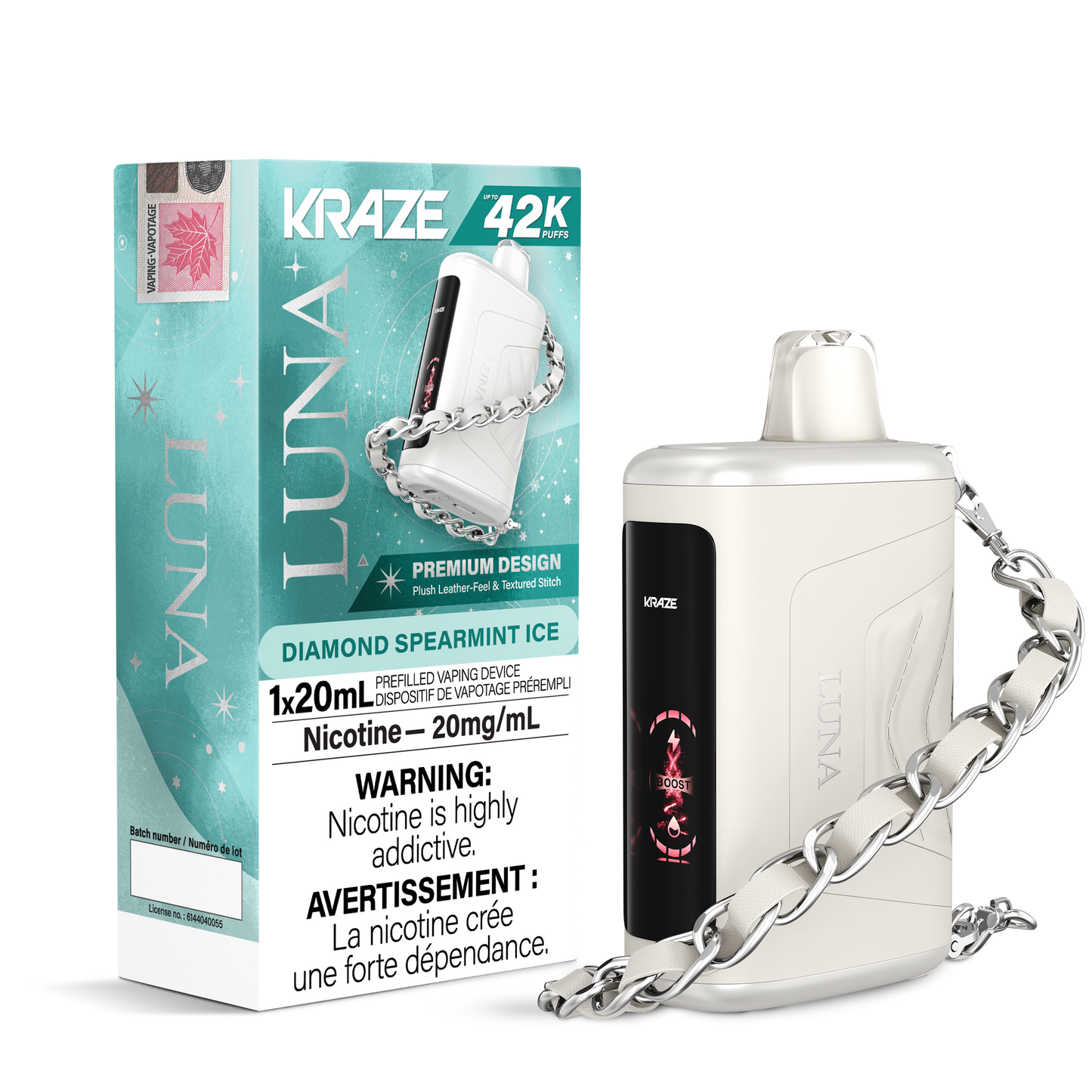 KRAZE LUNA 42K DISPOSABLE VAPE (ALBERTA)