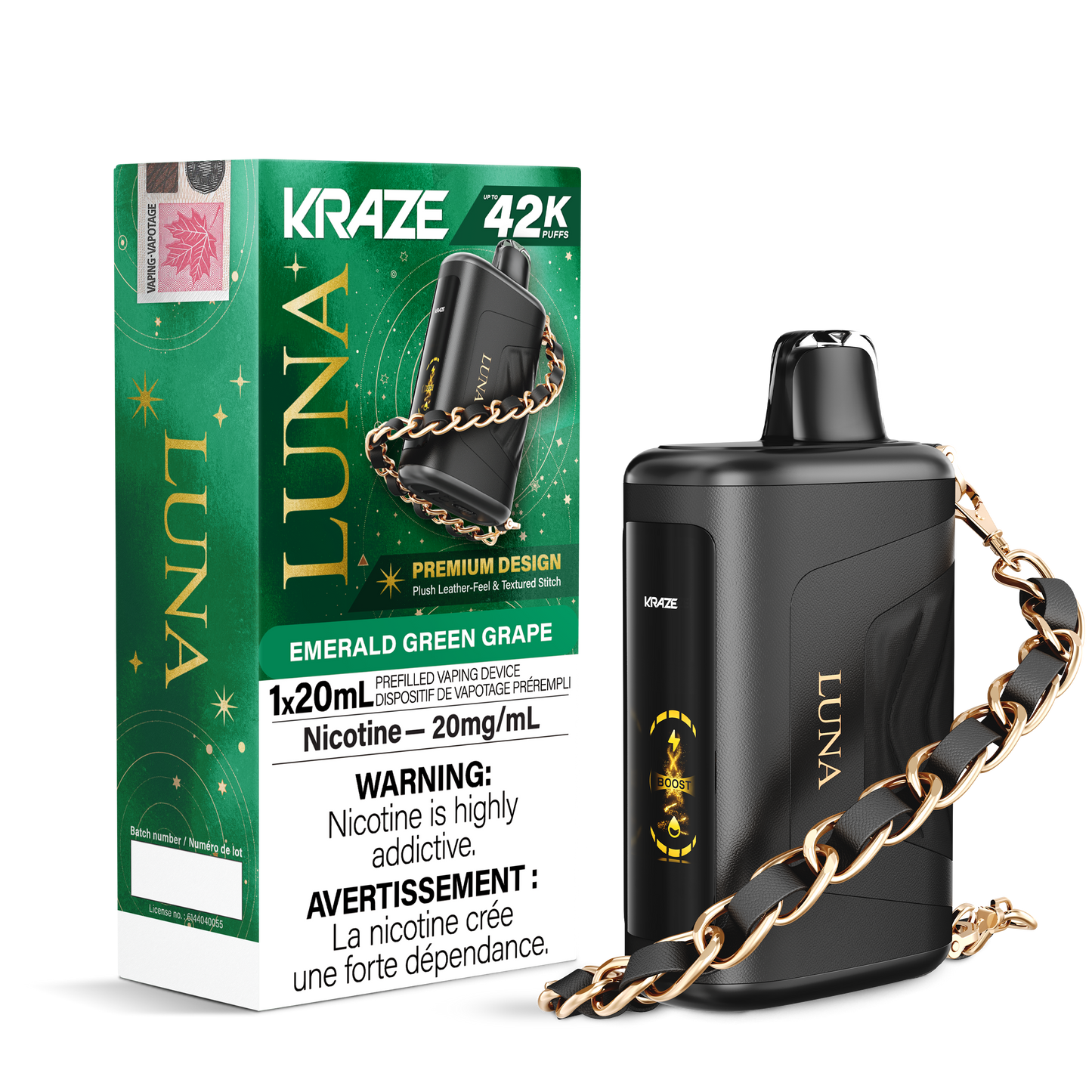 KRAZE LUNA 42K DISPOSABLE VAPE (ALBERTA)