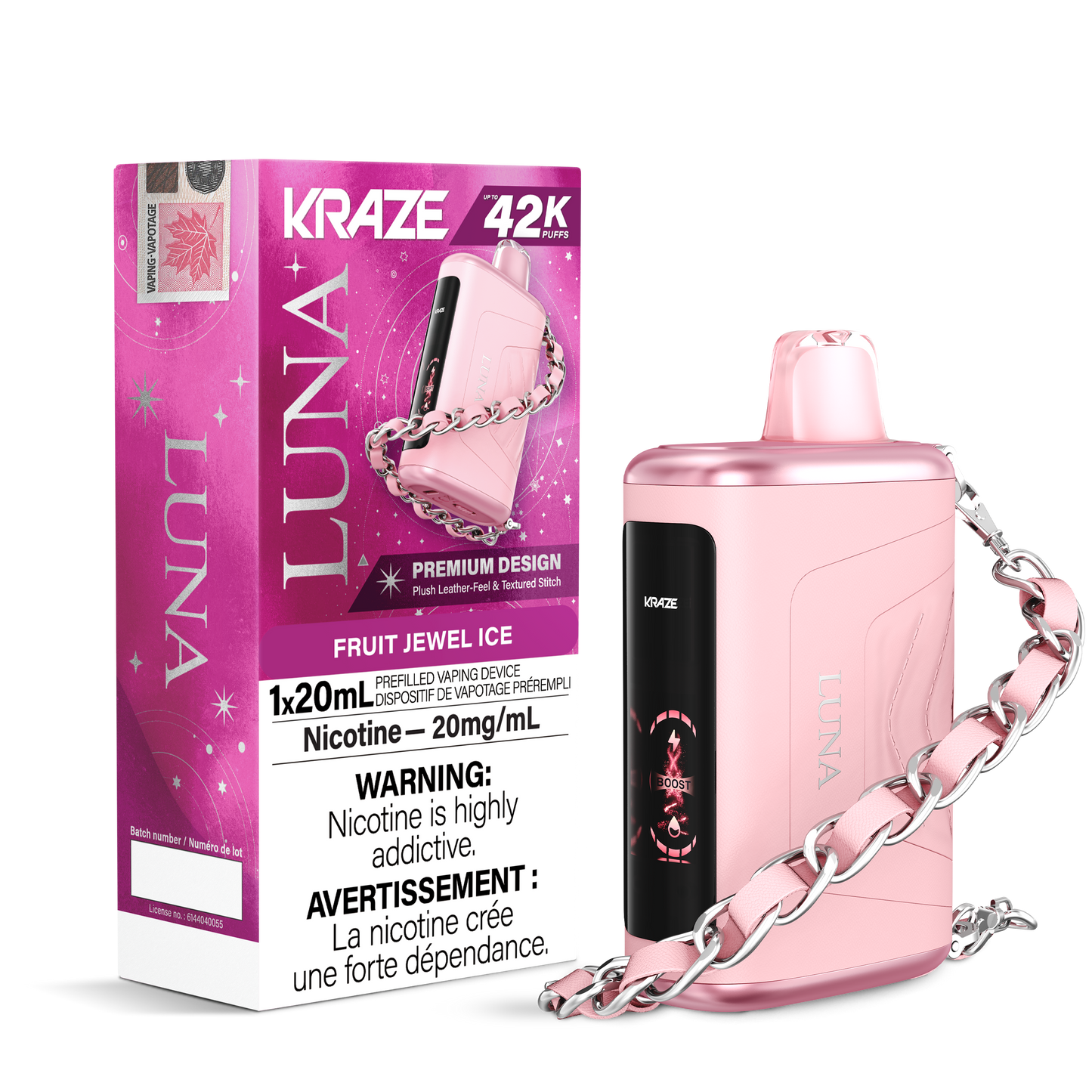 KRAZE LUNA 42K DISPOSABLE VAPE (ALBERTA)