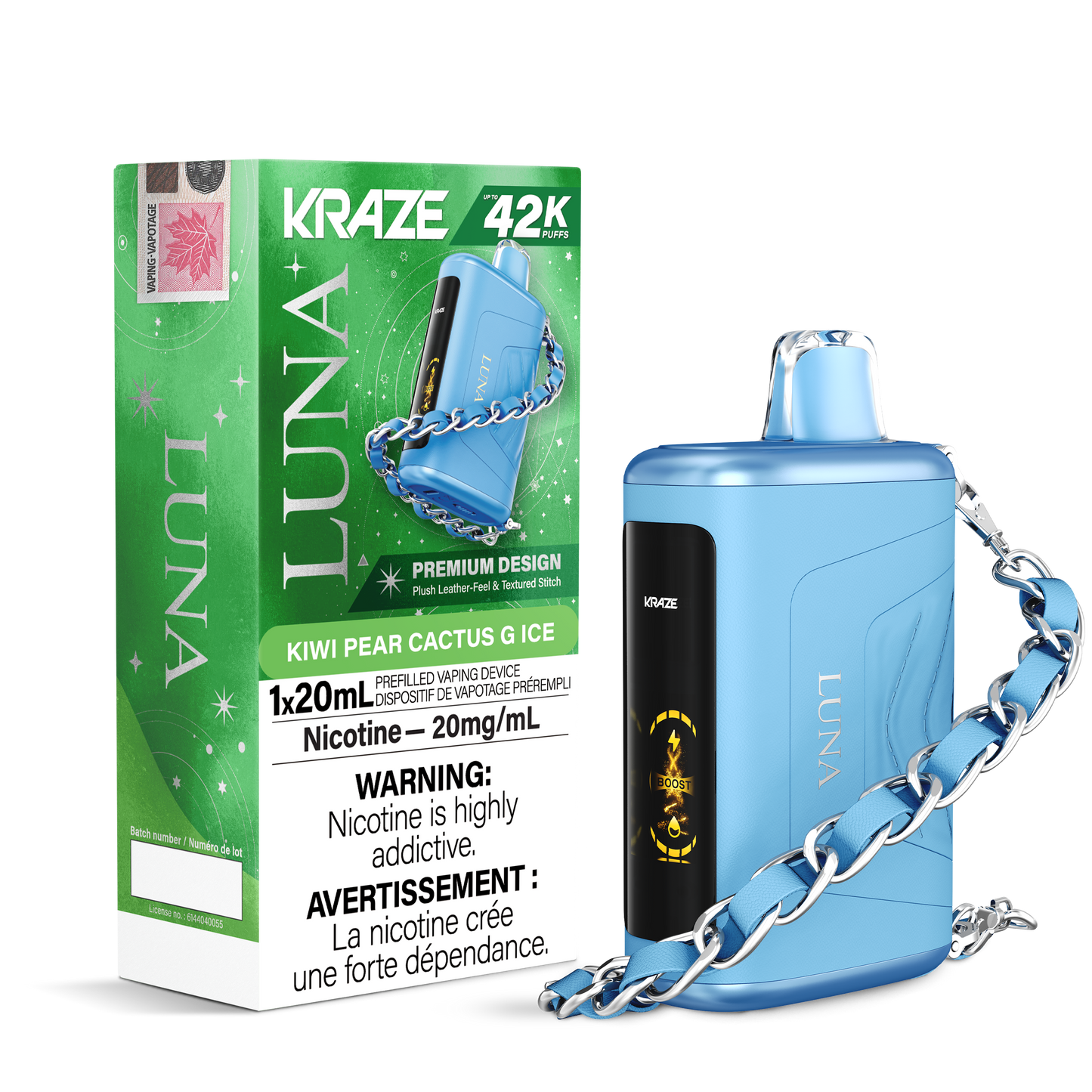 KRAZE LUNA 42K DISPOSABLE VAPE (ALBERTA)