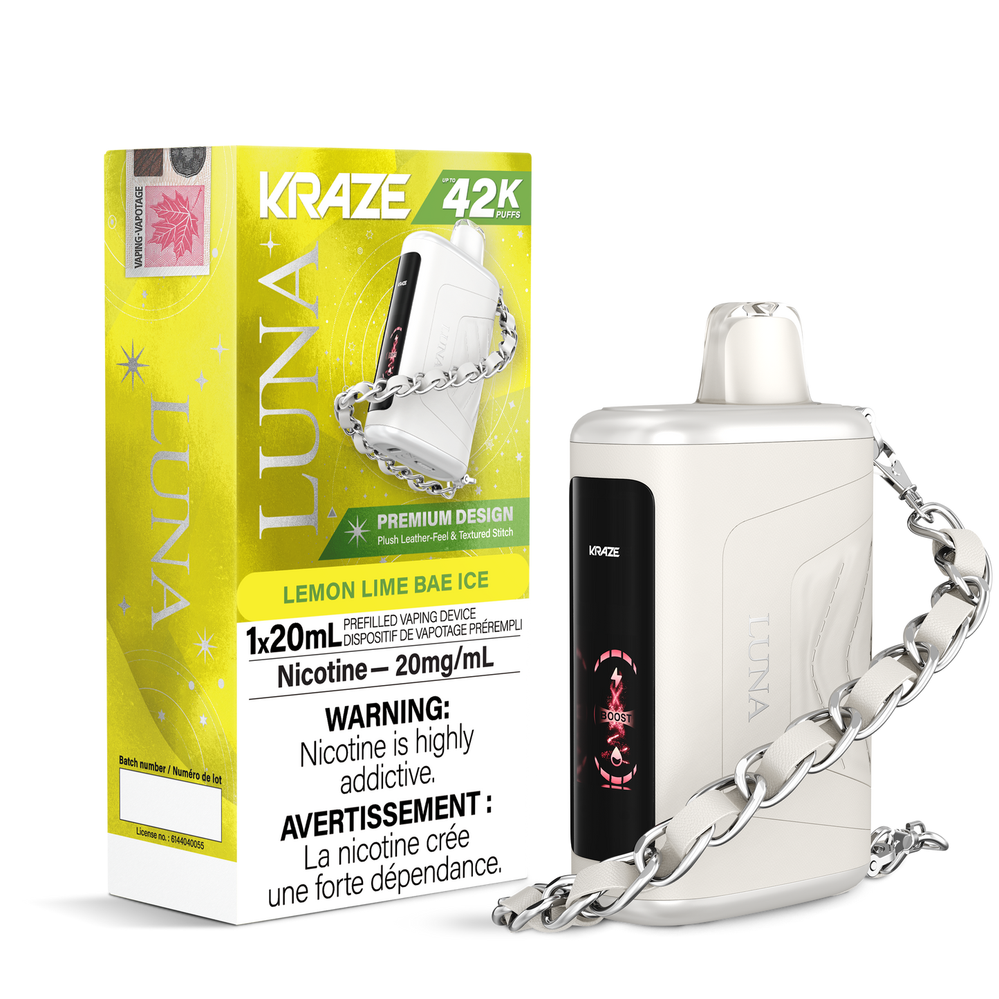 KRAZE LUNA 42K DISPOSABLE VAPE (ALBERTA)