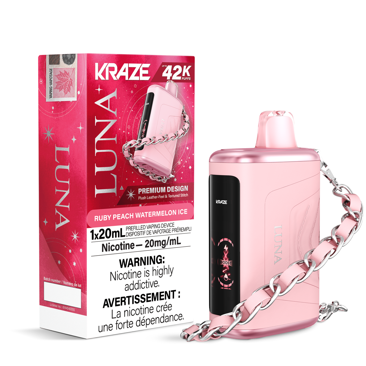KRAZE LUNA 42K DISPOSABLE VAPE (ALBERTA)