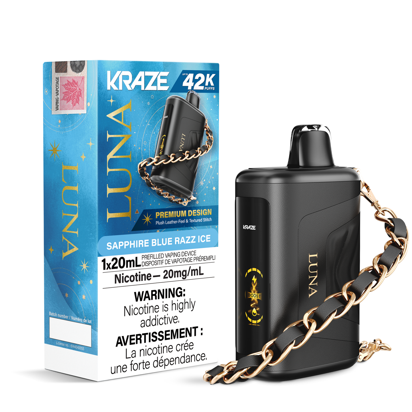 KRAZE LUNA 42K DISPOSABLE VAPE (ALBERTA)