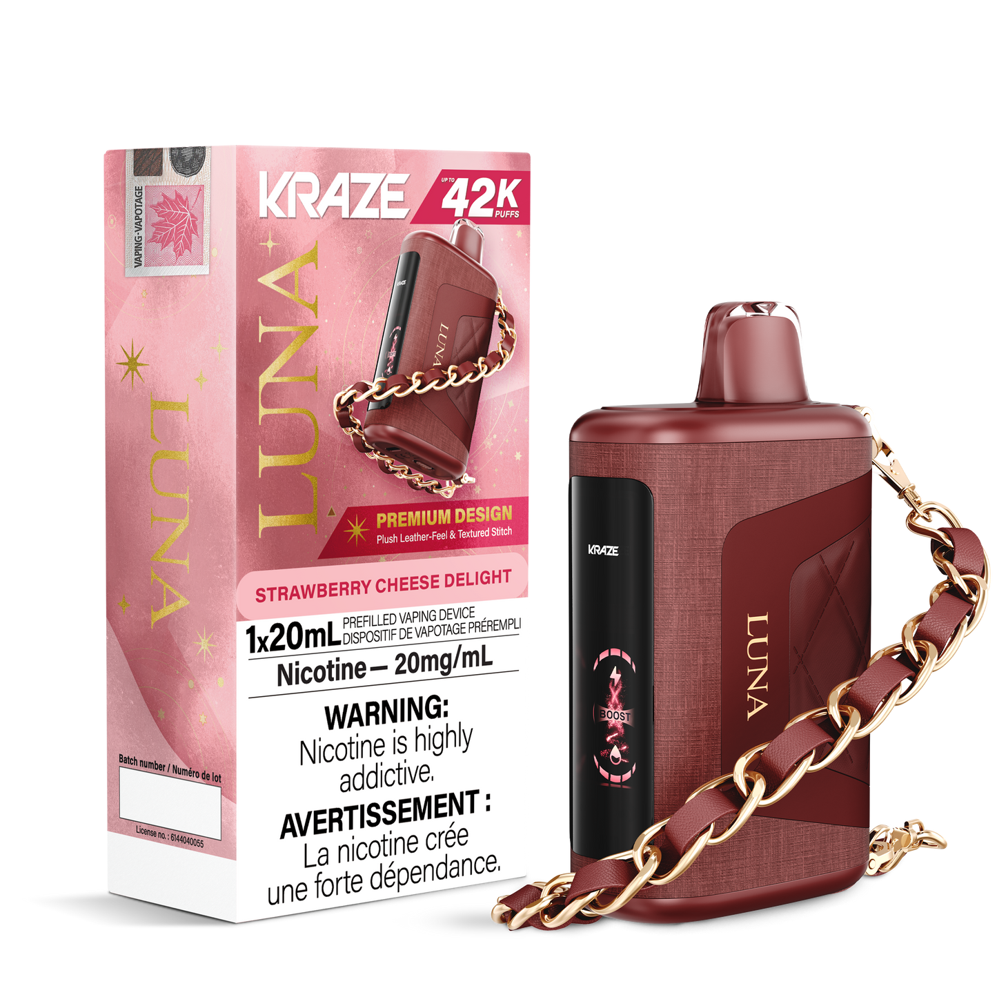 KRAZE LUNA 42K DISPOSABLE VAPE (ALBERTA)