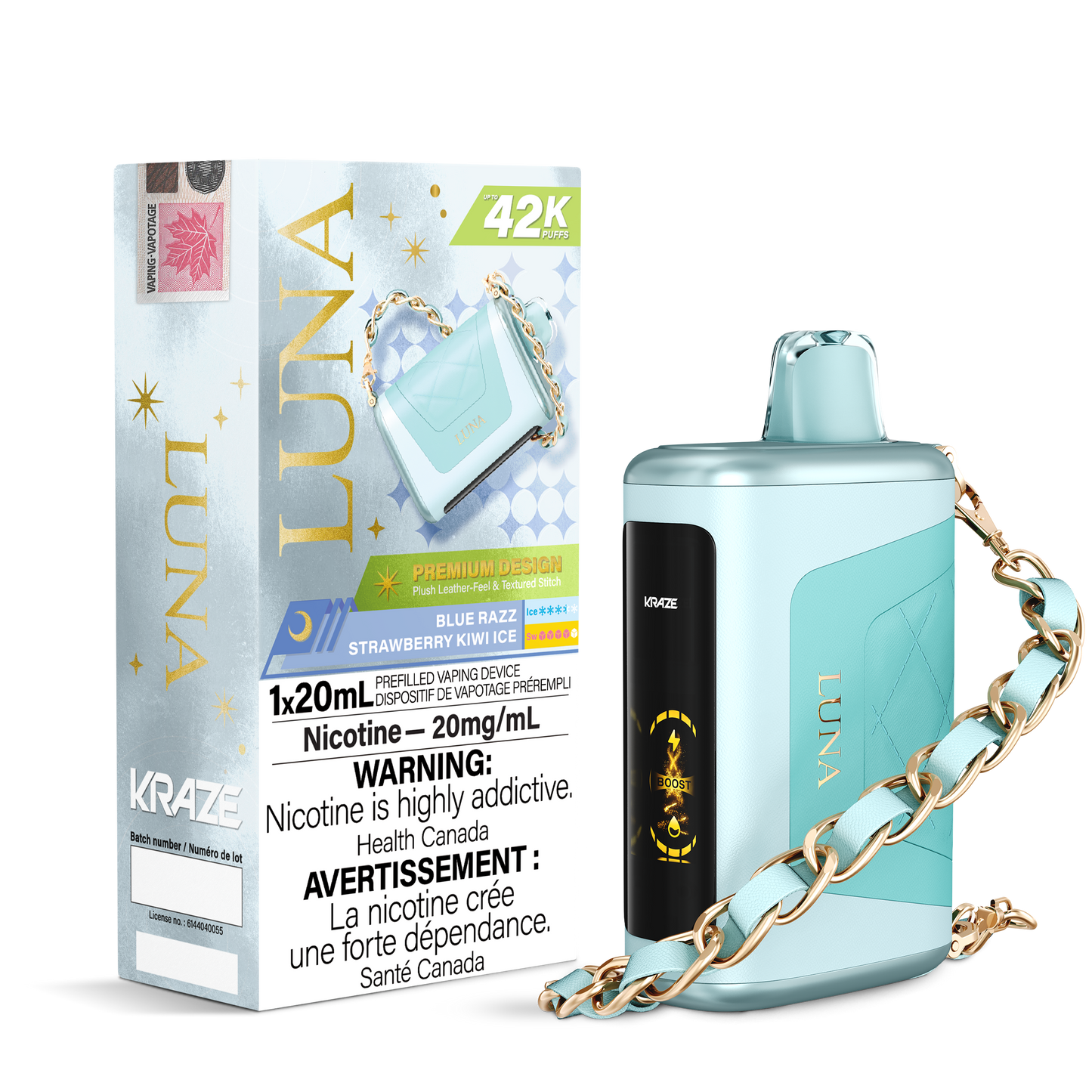 KRAZE LUNA 42K DISPOSABLE VAPE (ALBERTA)