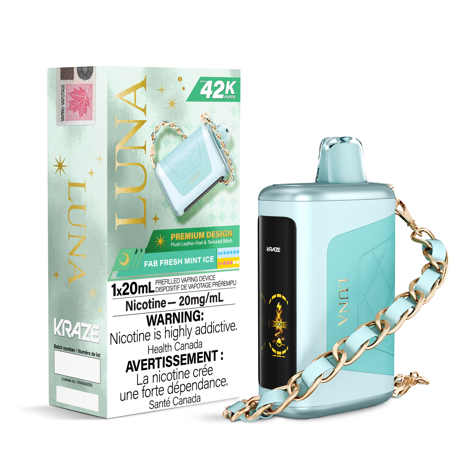 KRAZE LUNA 42K DISPOSABLE VAPE (ALBERTA)