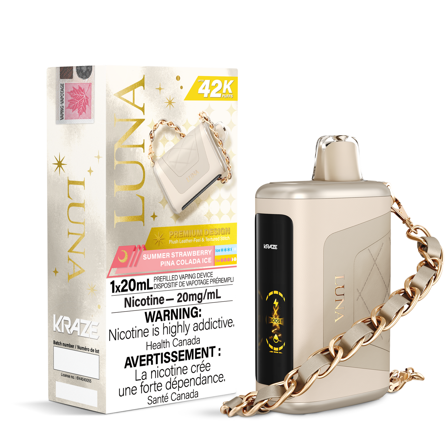 KRAZE LUNA 42K DISPOSABLE VAPE (ALBERTA)
