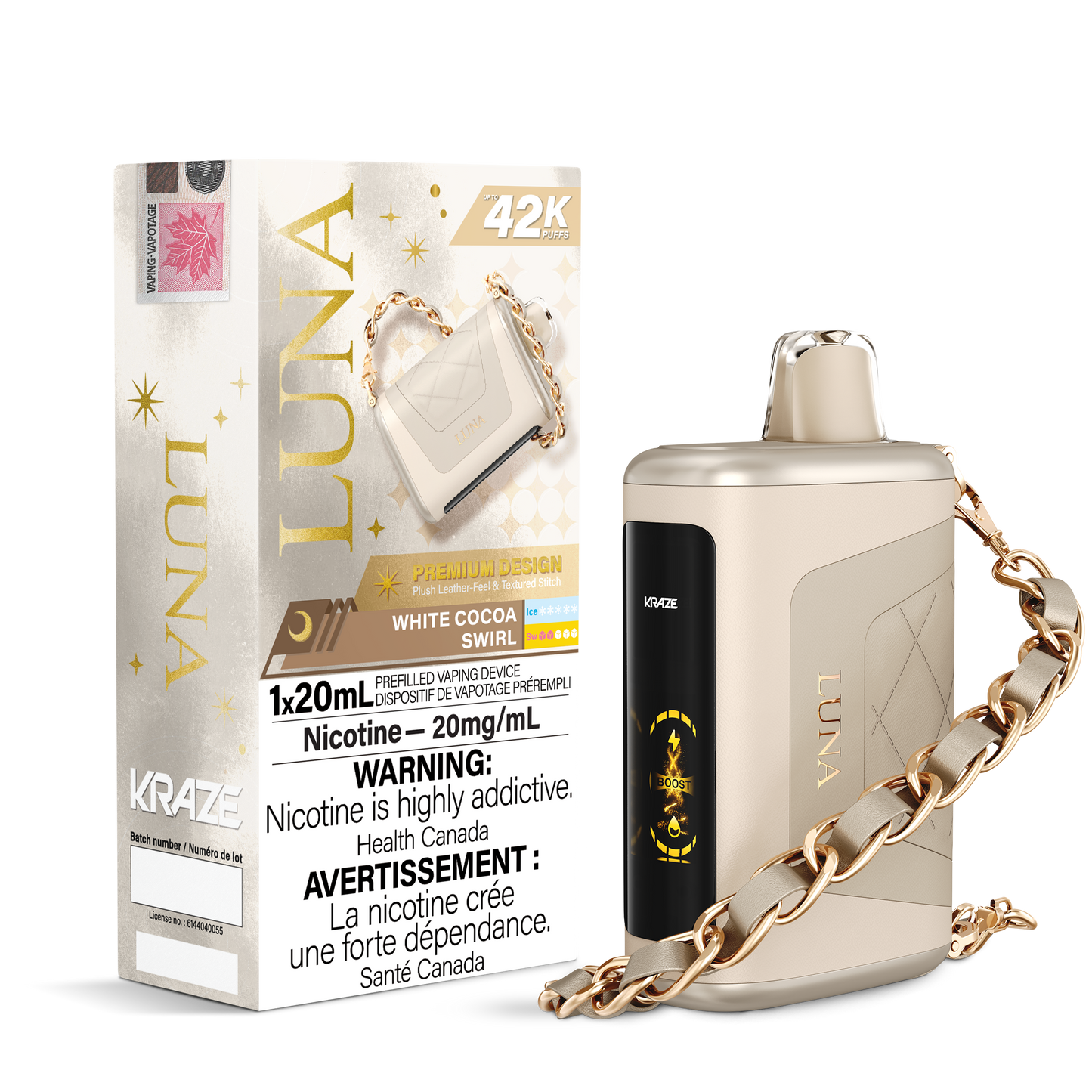 KRAZE LUNA 42K DISPOSABLE VAPE (ALBERTA)