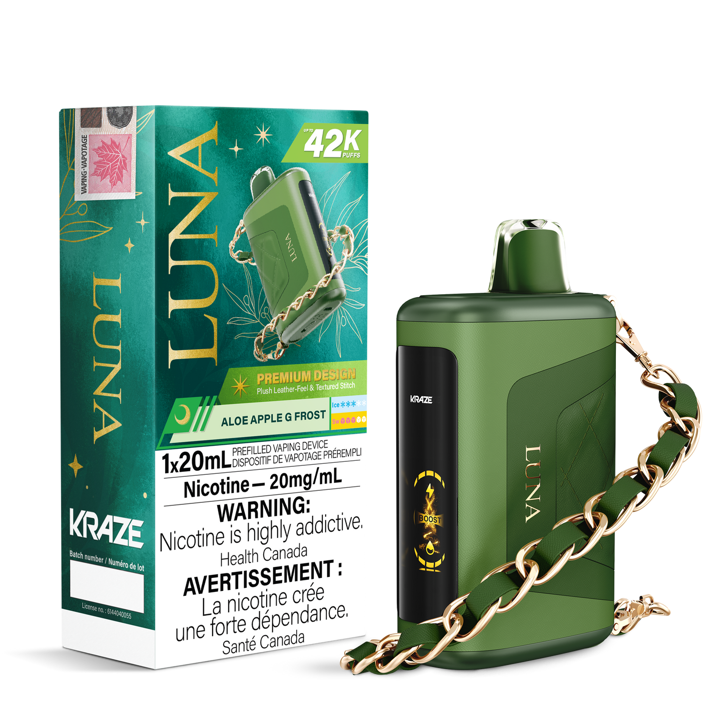 KRAZE LUNA 42K DISPOSABLE VAPE (ALBERTA)