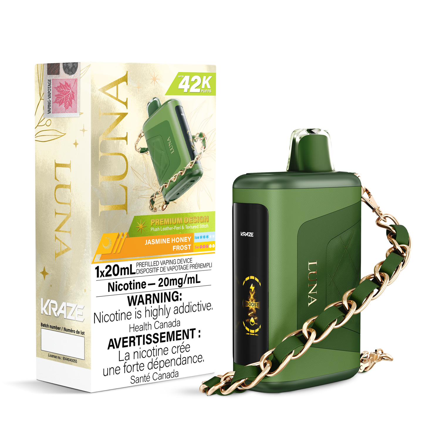 KRAZE LUNA 42K DISPOSABLE VAPE (ALBERTA)