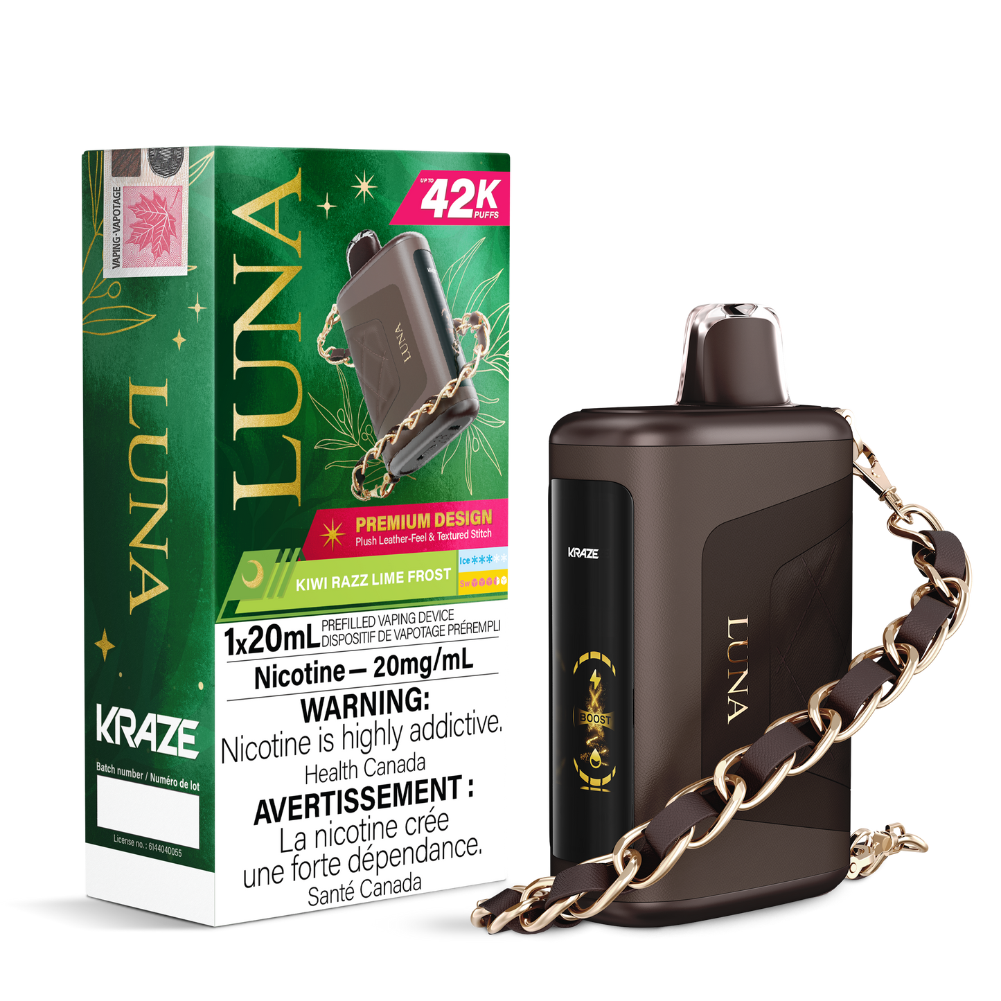 KRAZE LUNA 42K DISPOSABLE VAPE (ALBERTA)