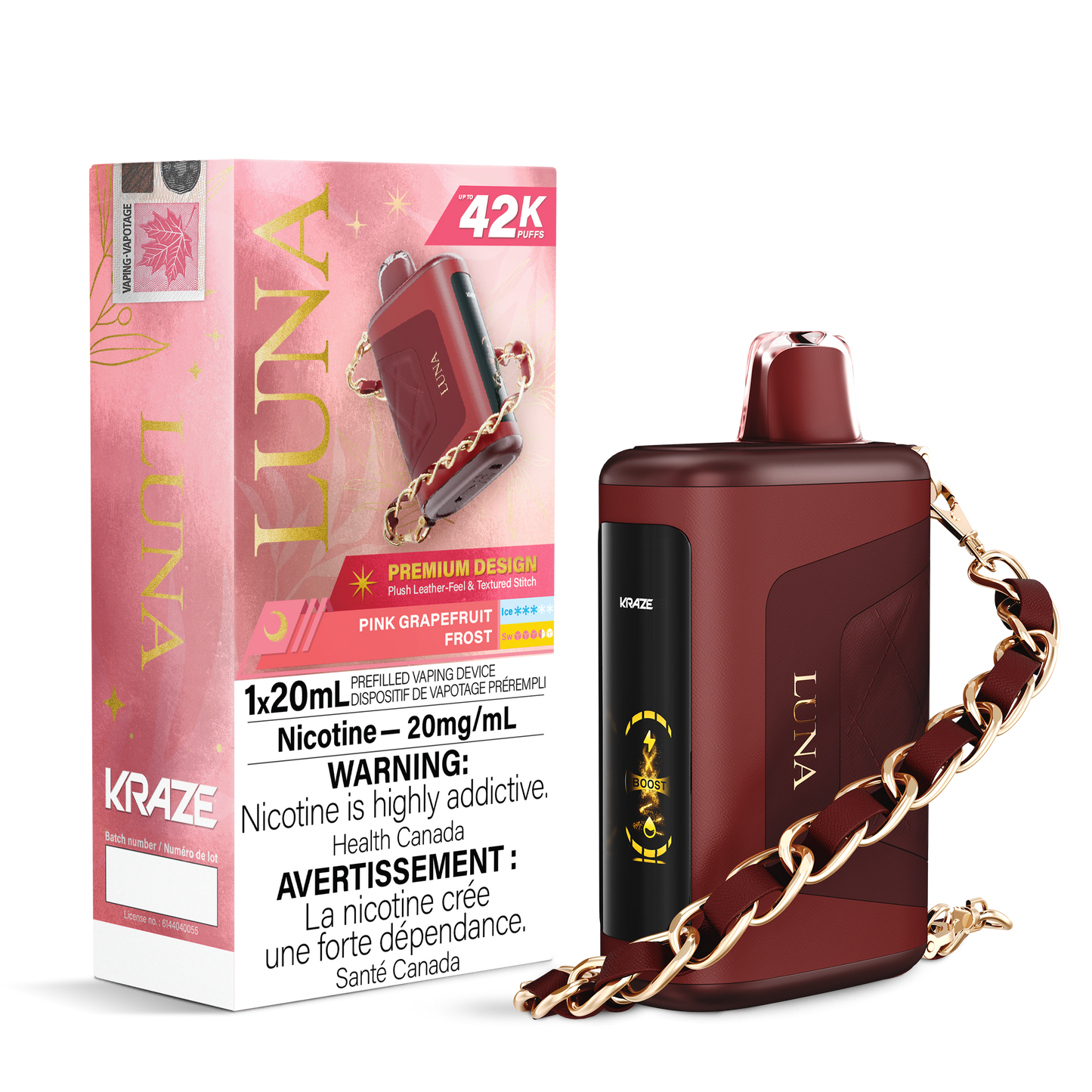 KRAZE LUNA 42K DISPOSABLE VAPE (ALBERTA)