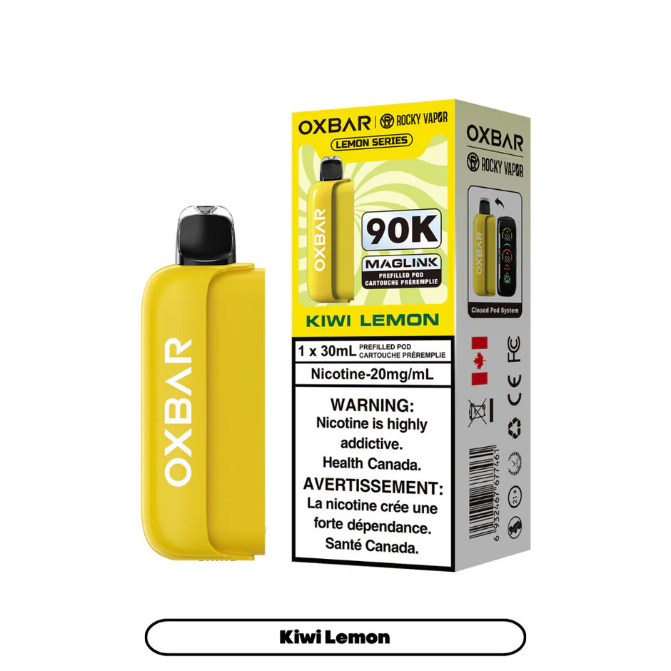 ROCKY VAPOR OXBAR MAGLINK LEMON SERIES POD (ALBERTA)
