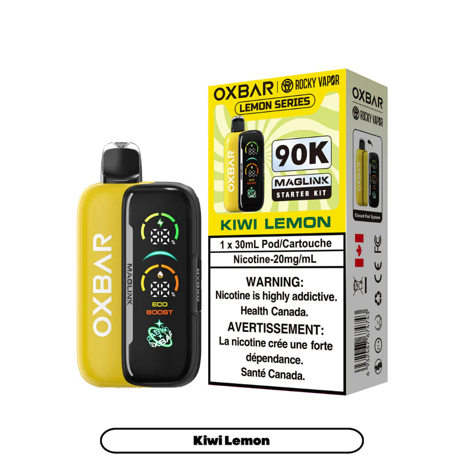 ROCKY VAPOR OXBAR MAGLINK LEMON SERIES STARTER KIT (ALBERTA)