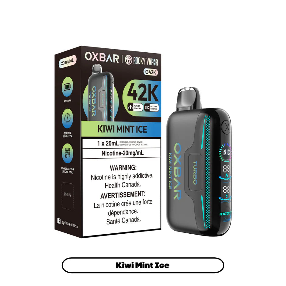 ROCKY VAPOR OXBAR G42K DISPOSABLE VAPE (ALBERTA)