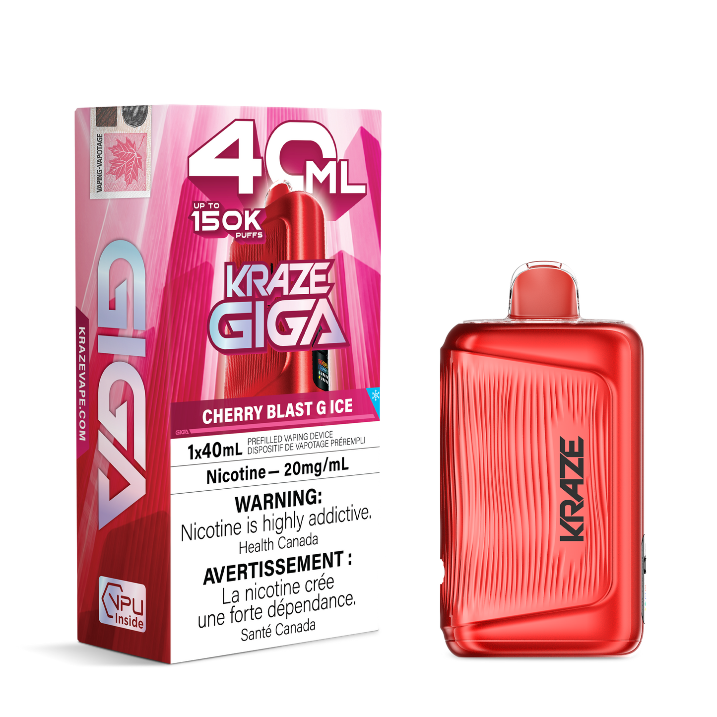 KRAZE GIGA DISPOSABLE VAPE (ALBERTA)