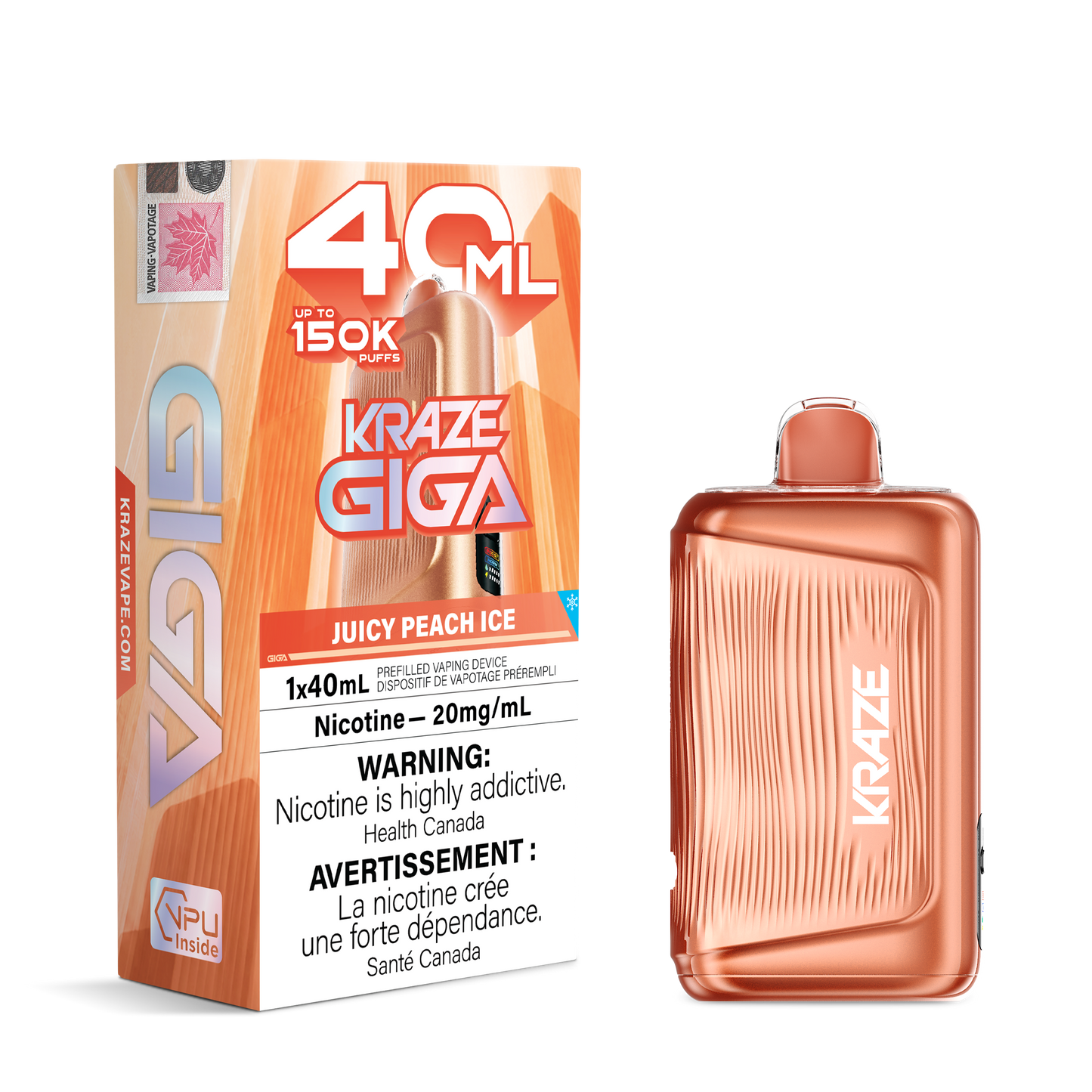 KRAZE GIGA DISPOSABLE VAPE (ALBERTA)