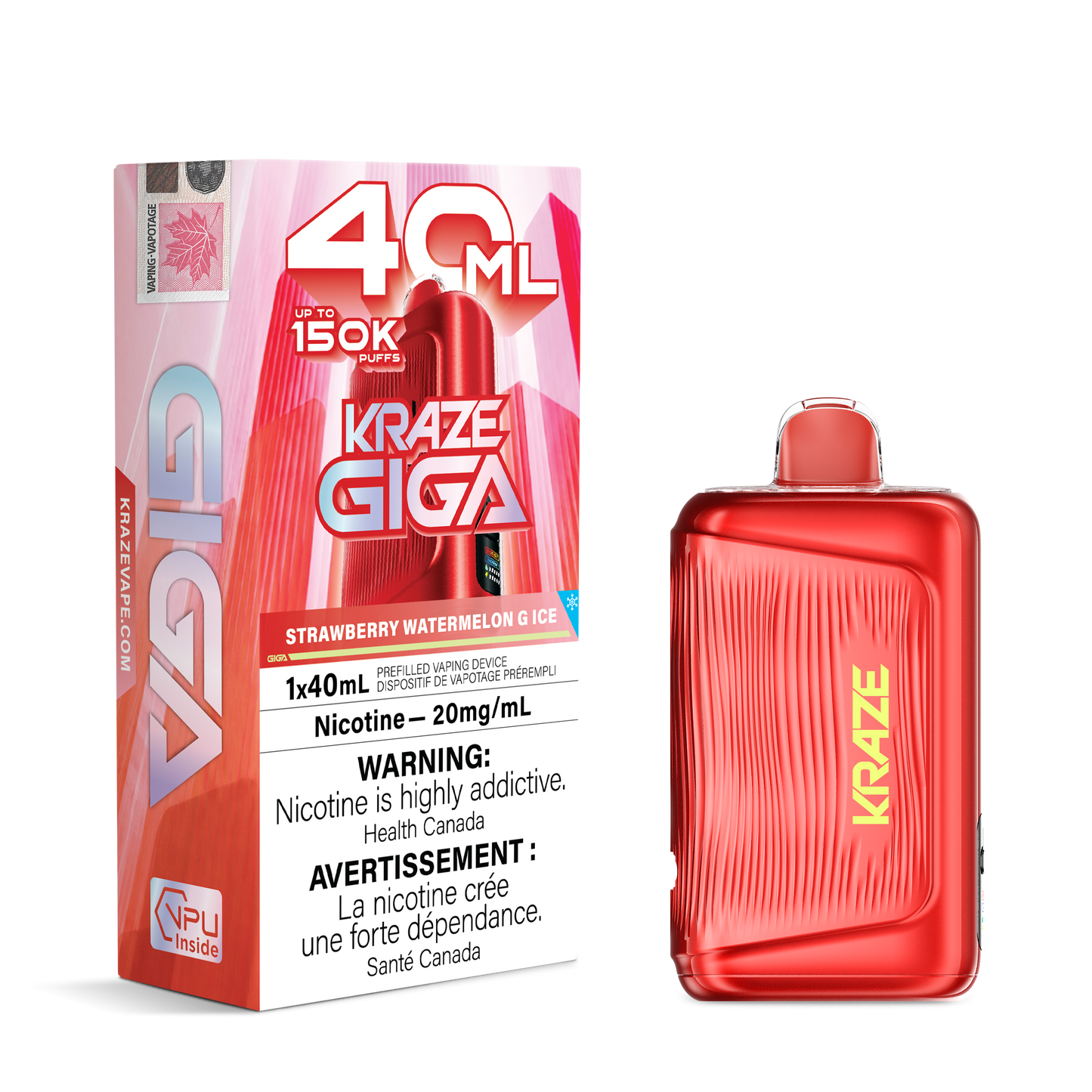 KRAZE GIGA DISPOSABLE VAPE (ALBERTA)