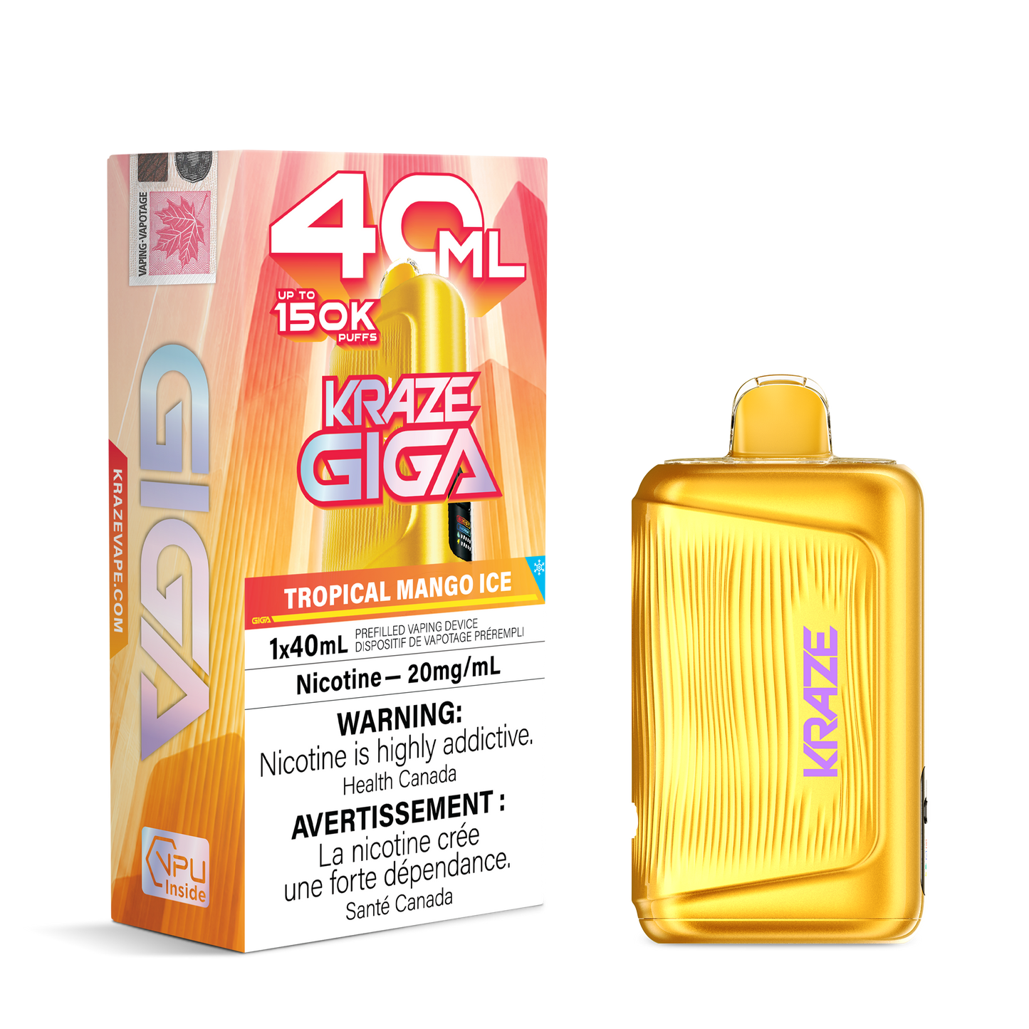 KRAZE GIGA DISPOSABLE VAPE (ALBERTA)