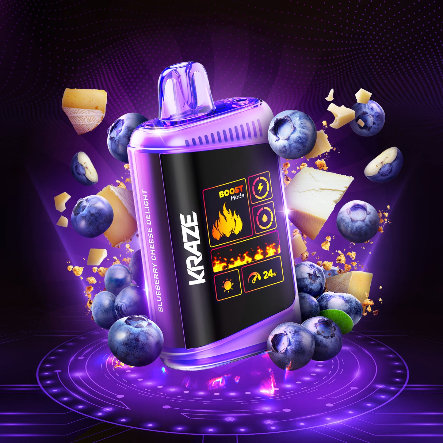 KRAZE HD MEGA 20K DISPOSABLE VAPE (ALBERTA)