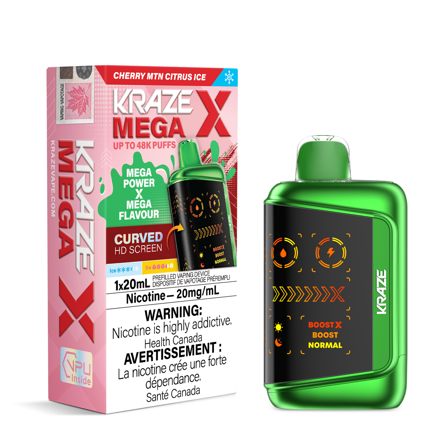 KRAZE MEGA X DISPOSABLE VAPE (ALBERTA)
