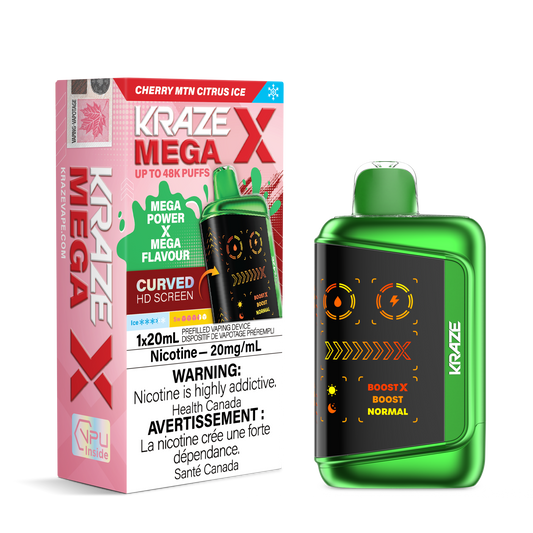 KRAZE MEGA X DISPOSABLE VAPE (ALBERTA)