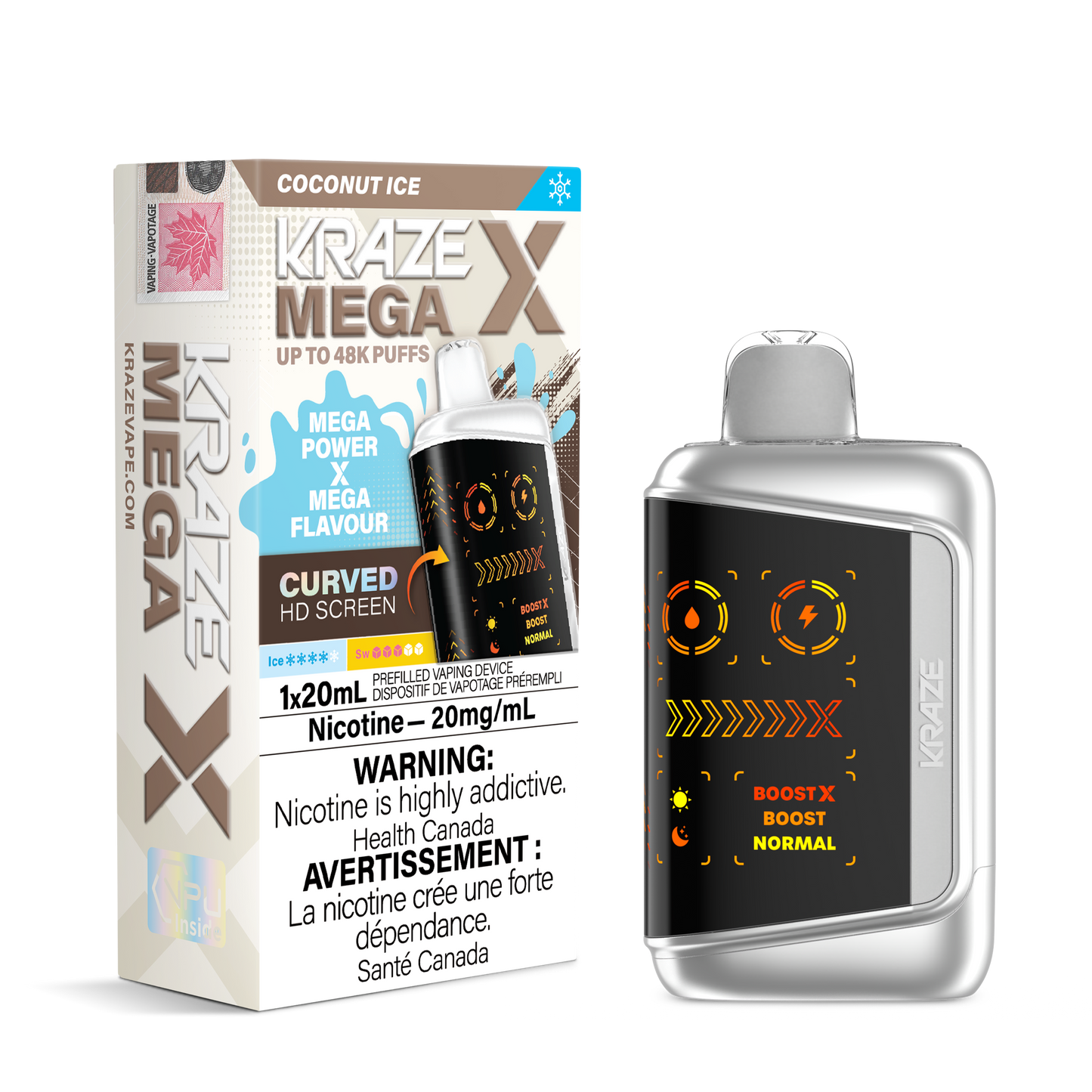 KRAZE MEGA X DISPOSABLE VAPE (ALBERTA)