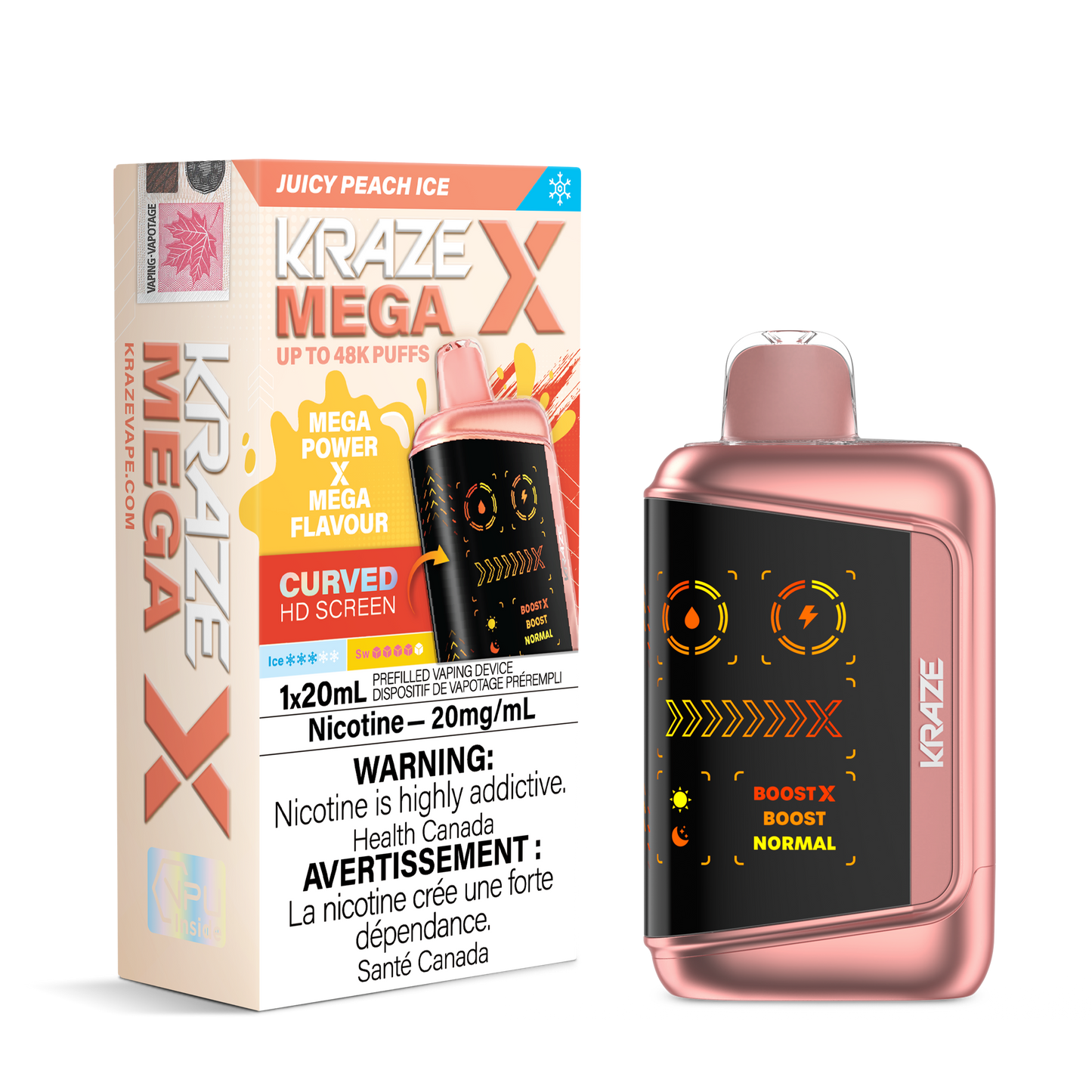KRAZE MEGA X DISPOSABLE VAPE (ALBERTA)