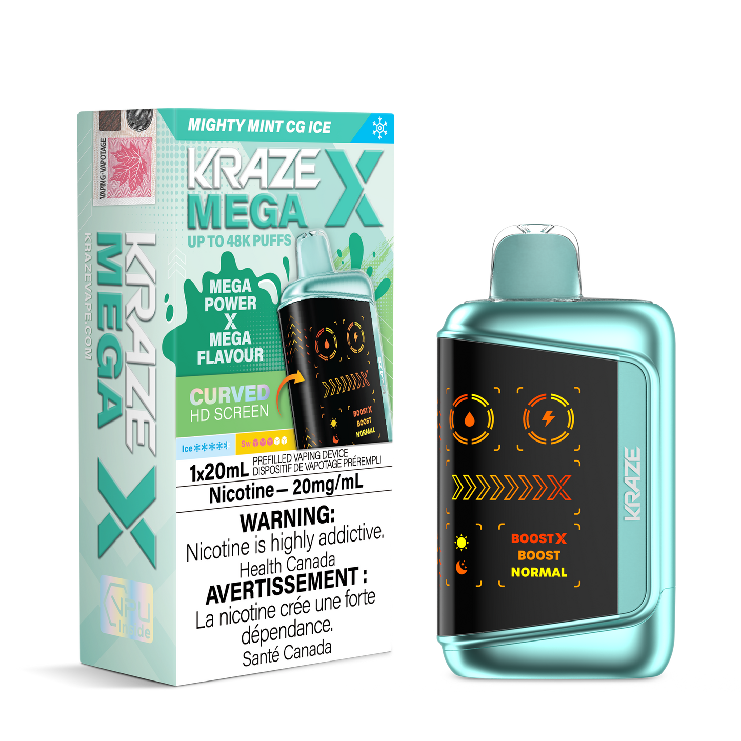 KRAZE MEGA X DISPOSABLE VAPE (ALBERTA)