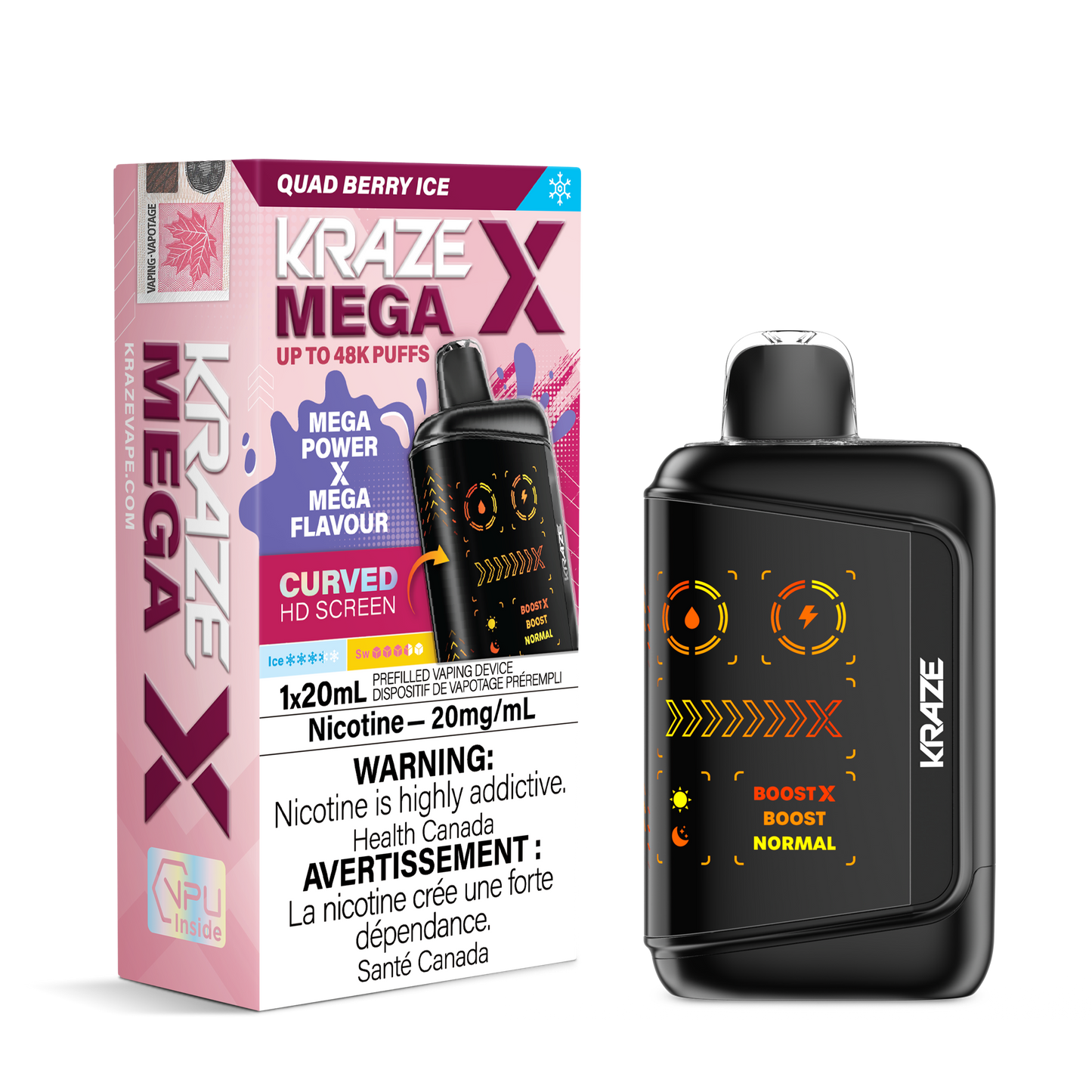 KRAZE MEGA X DISPOSABLE VAPE (ALBERTA)
